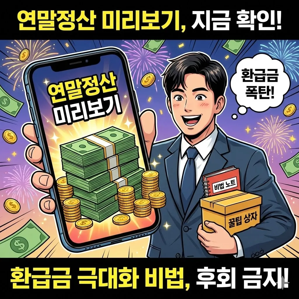 연말정산 미리보기, 지금 확인 안 하면 내년에 후회할 환급금 극대화 비법