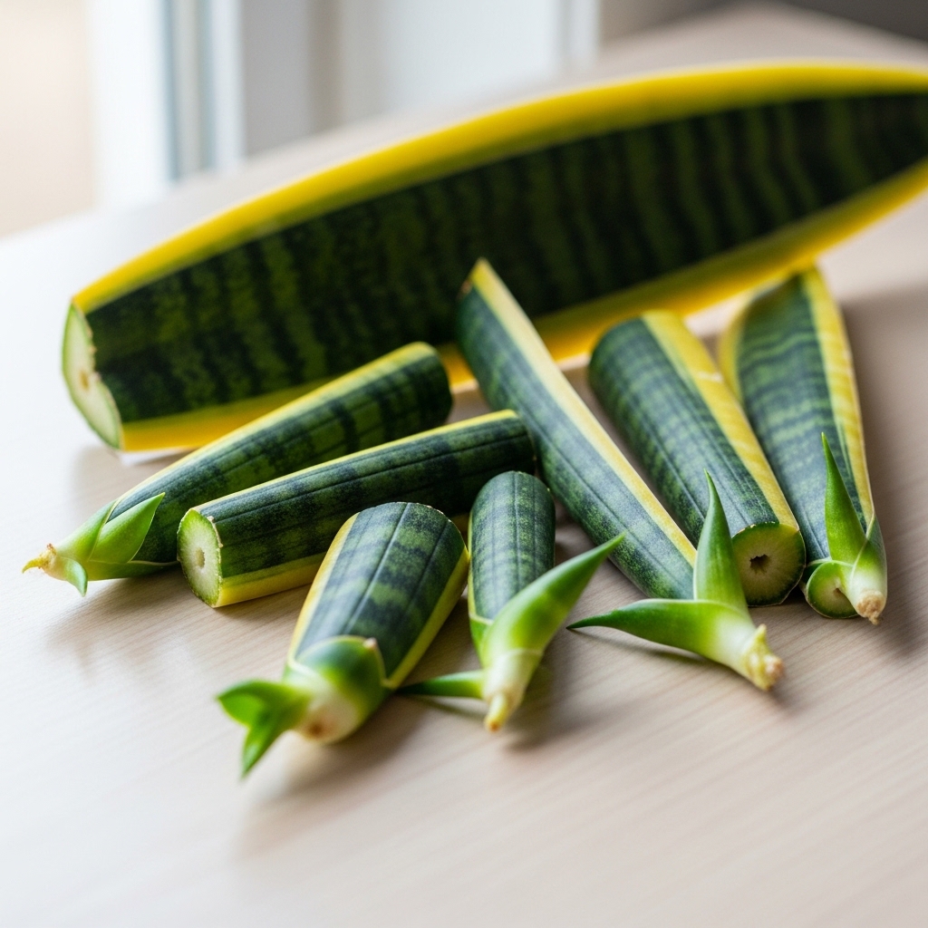 산세베리아 잎 분갈이 방법