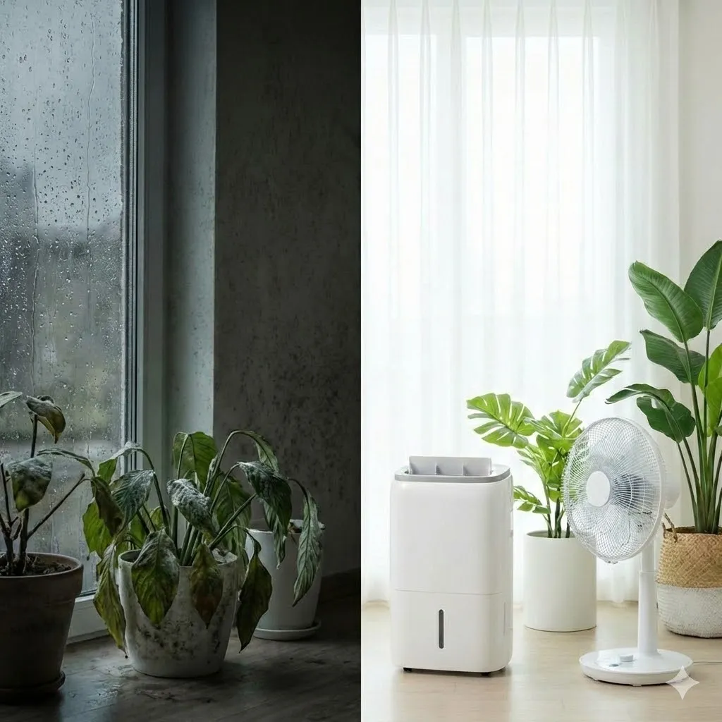 장마철만 되면 왜 죽을까? 우리 집 초록이들을 지켜낸 습기와의 전쟁 승리 비결!