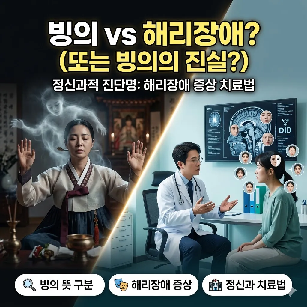 빙의 뜻과 정신과적 진단명 해리장애 증상 치료법