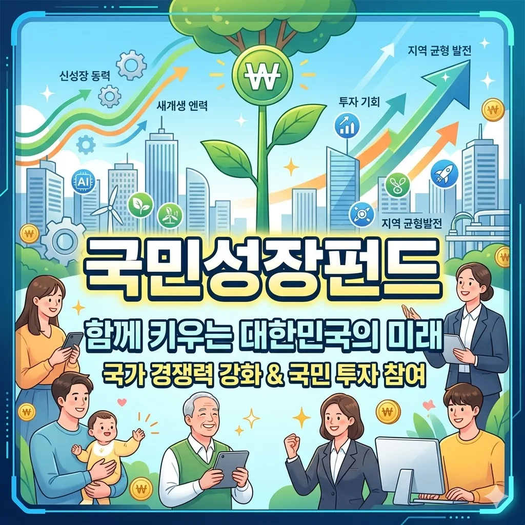 국민성장펀드 가입방법과 참여방법 총정리(2026년 기준)