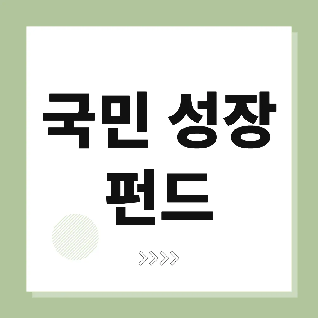국민 성장 펀드