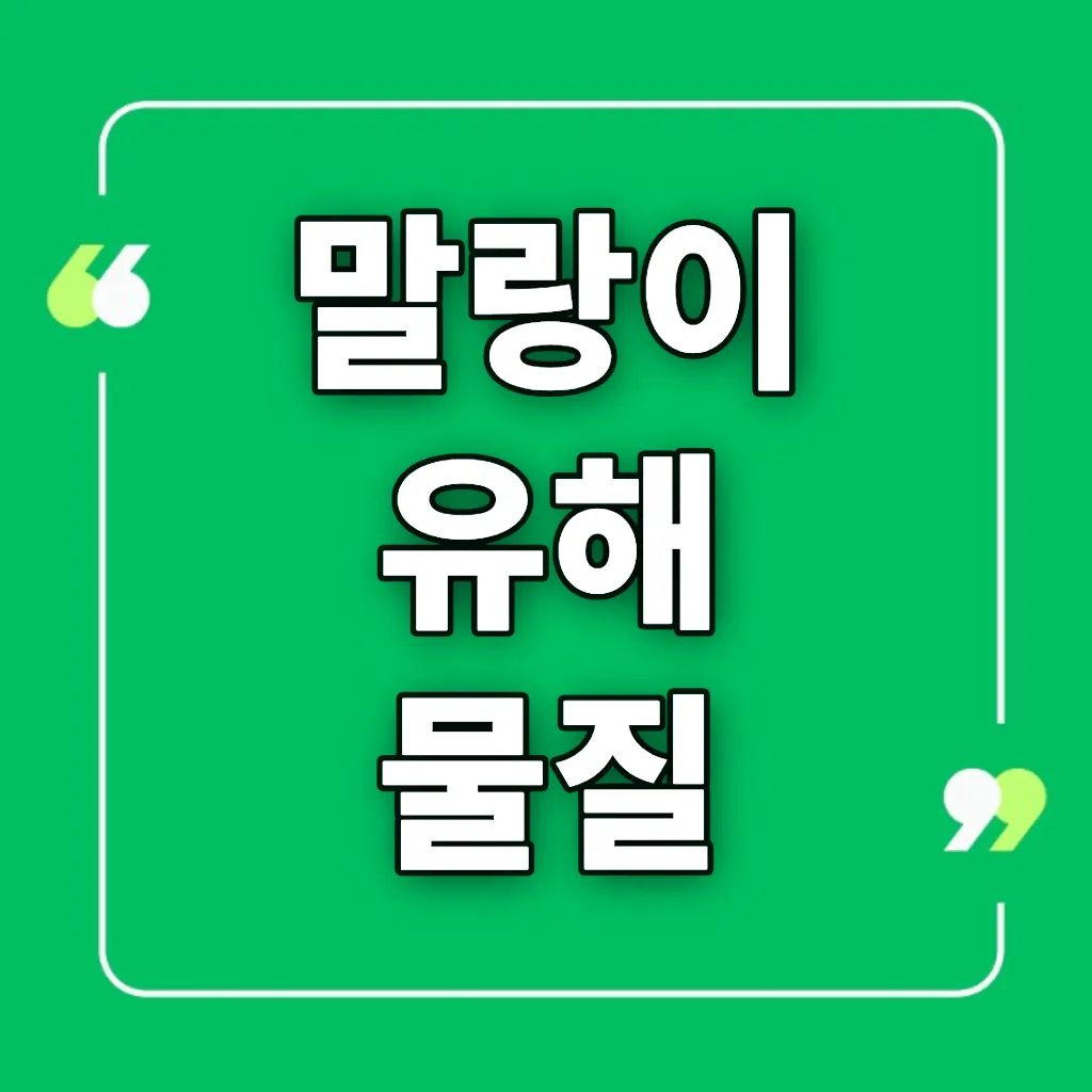 말랑이 유해물질