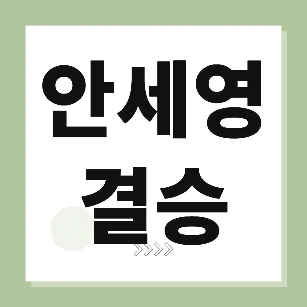 안세영 결승